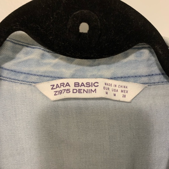 Zara denim shirt like new - Picture 3 of 3